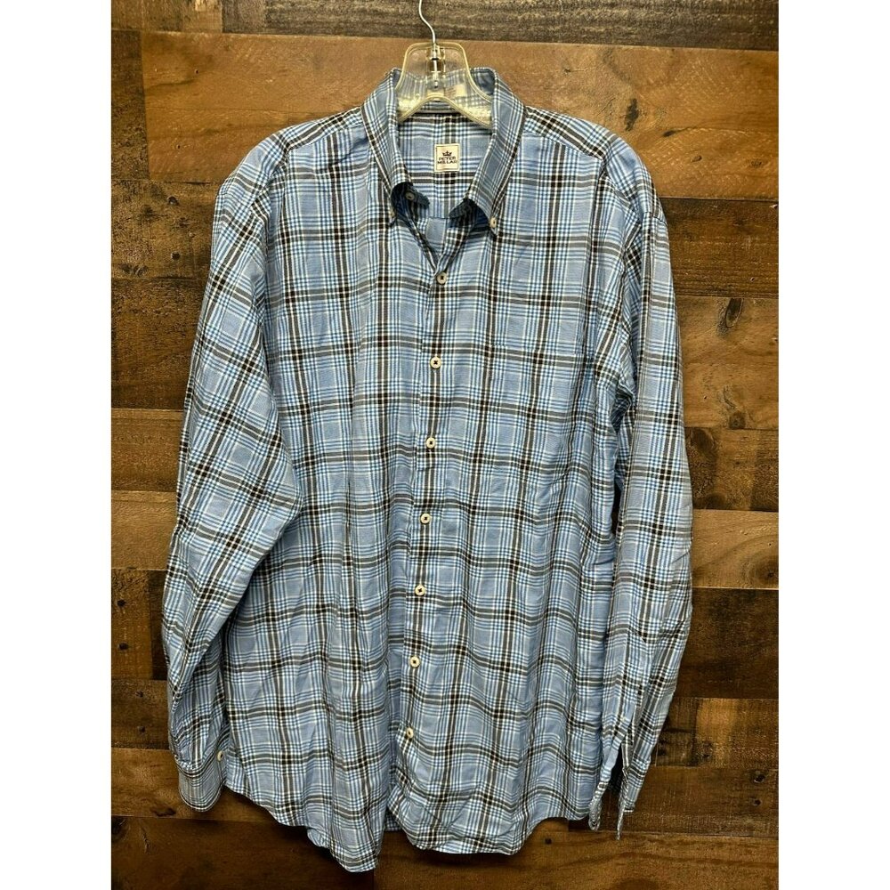 Peter Millar Men's Long Sleeve Button Up Size Large